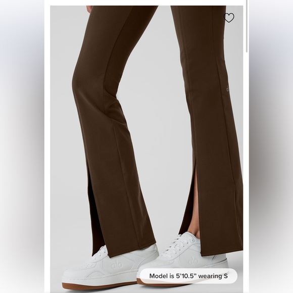 Alo Airbrush High-Waist Flutter Leggings Espresso SOLD OUT - Picture 2 of 8